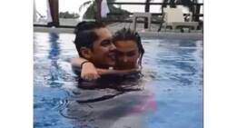 Totohanan na! Angelica Panganiban, Carlo Aquino, walang awat PDA sa gitna ng resort pool