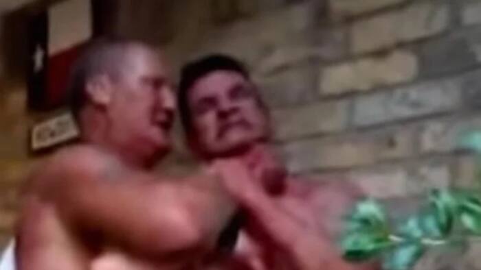 Two Drunk Rednecks Get Into A Brutal Fight Over The Last Beer