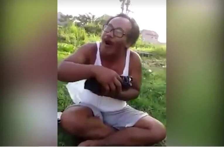 Man caught eating nails in viral video