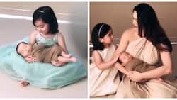Ang cute ng magtita! Vicki Belo shares clip of Scarlet Snow Belo and Baby Hunter photo shoot