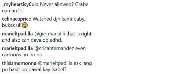 Bawal kahit cartoons! Netizens react on Mariel Padilla's "No TV" policy with baby Isabella