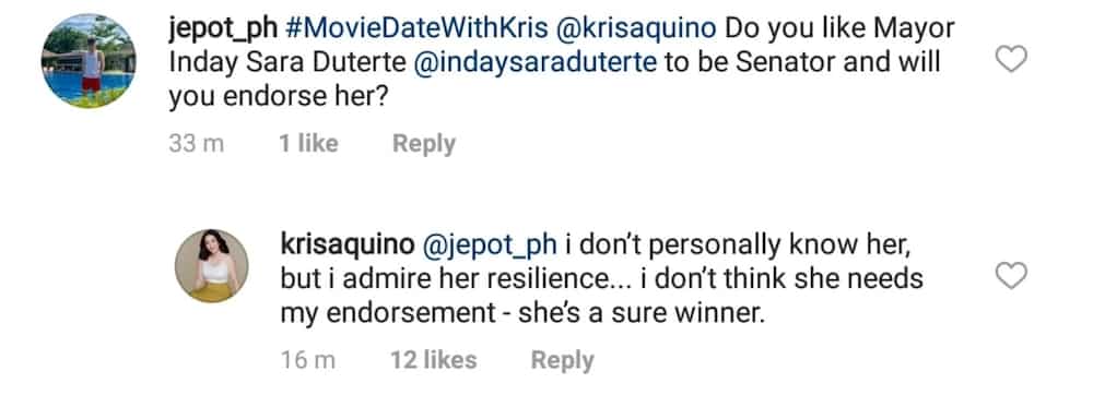 Kris Aquino gets honest about her feelings towards Sharon Cuneta and Inday Sara Duterte