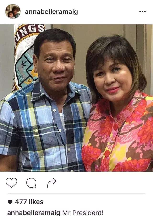Annabelle Rama proud of Rodrigo Duterte