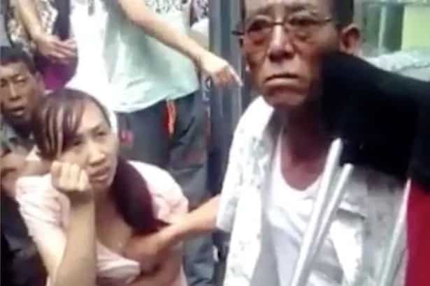 Chinese mystic can tell the future by touching women's breasts