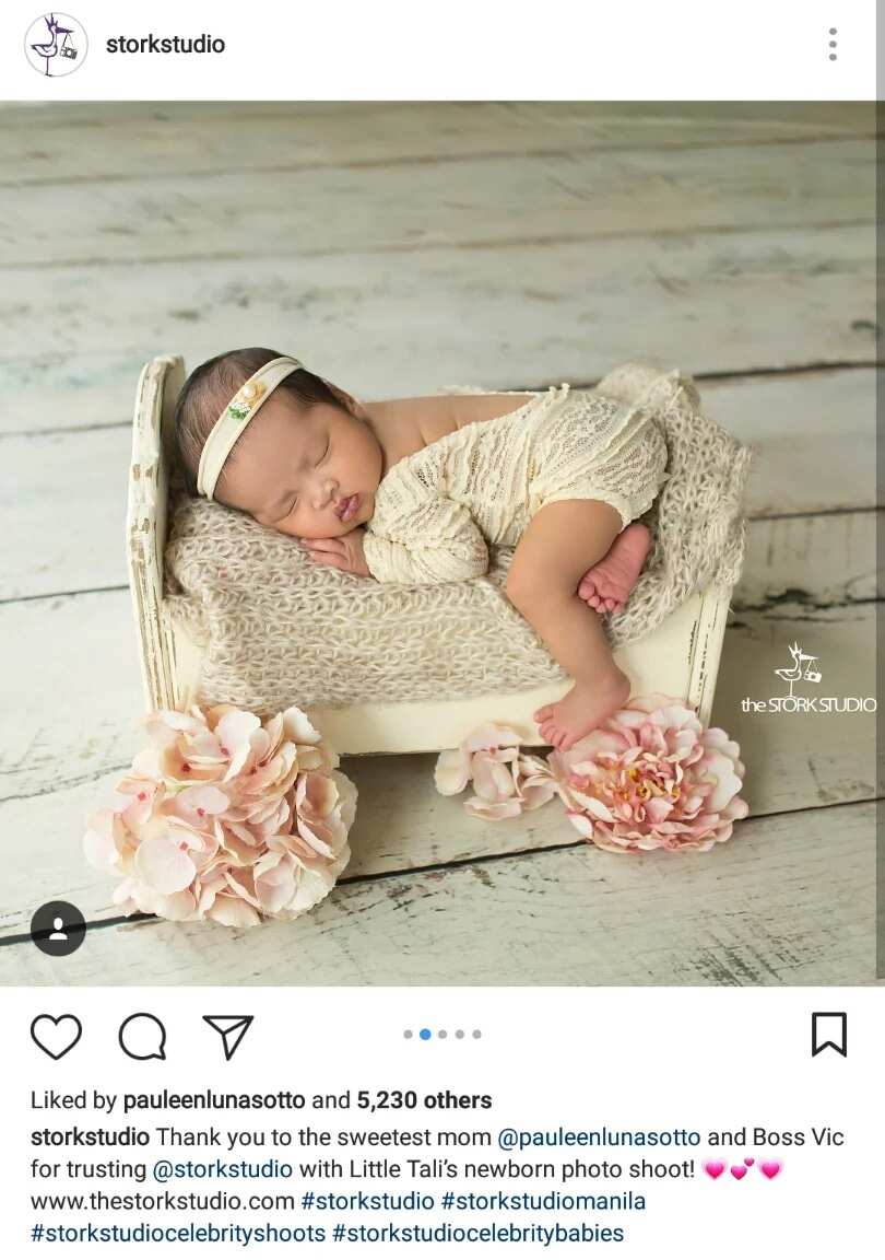 Adorable! Baby Talitha Sotto's first photoshoot makes netizens gush over her cuteness