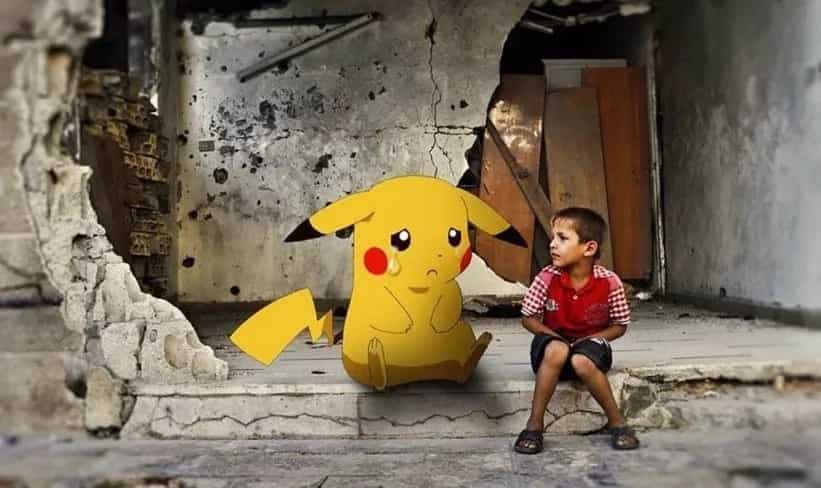 Syrian children plead for help through posting Pokemon photos
