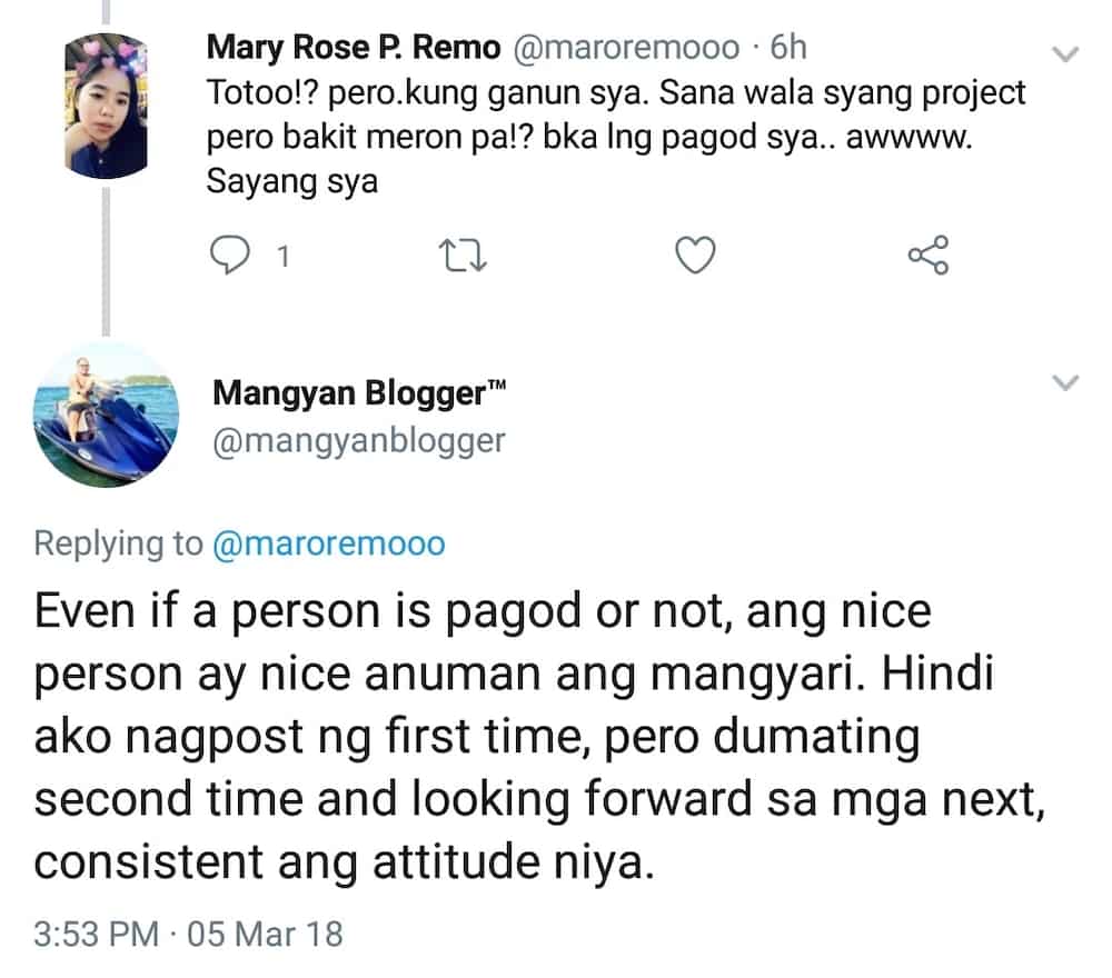 Panget daw ang ugali? Mangyan blogger rants on Twitter about Sofia Andres' alleged "attitude problem"