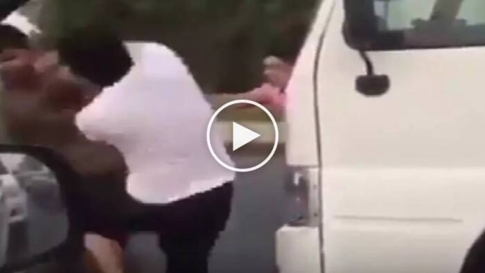 Knockdown si kabayan! Tough Pinoys get into wild brawl with Pakistani men during road rage incident