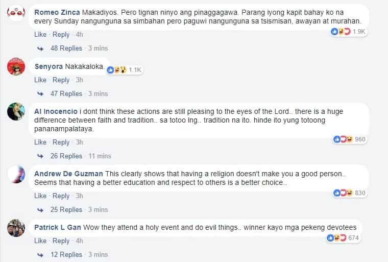 Wala nga bang mga disiplina? Black Nazarene devotees gatecrashed a catering event to get food and water