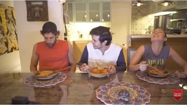 Erwan Heussaff threw up all over Solenn and Nico's place after trying the Spicy Noodle Challenge