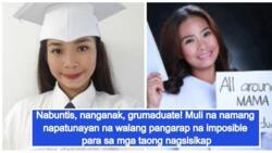 "Hindi porket nabuntis ng maaga, wala ng pangarap": Young mom of two successfully finishes high school, proves bashers wrong