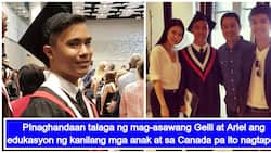 Gelli de Belen and Ariel Rivera were proud parents as their bunso graduates high school in Canada