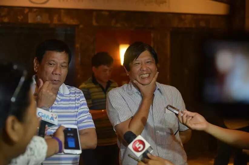 Marcos calls Duterte, mayor president