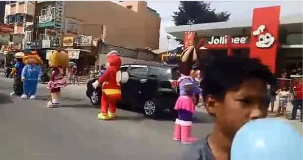 Jollibee and McDo compete in epic street battle