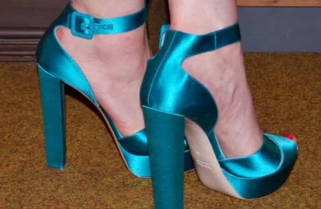 I taped my toes together to see if it made wearing high heels more comfortable
