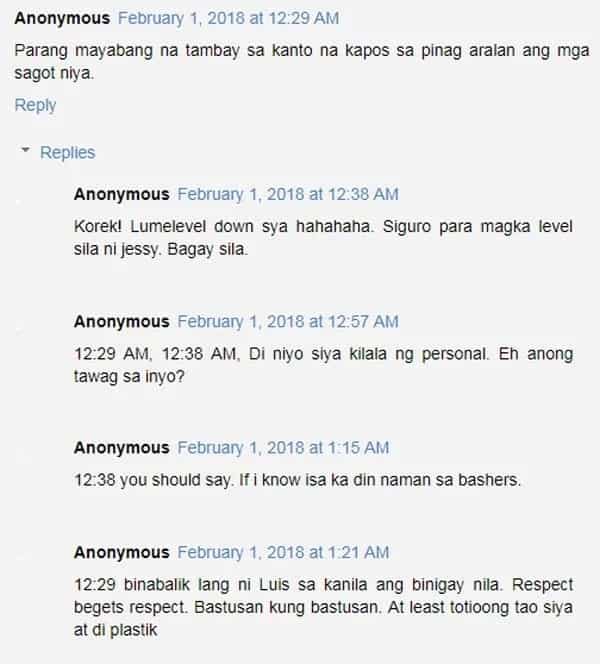 Netizens starting to lose respect for Luis Manzano with each rude rant