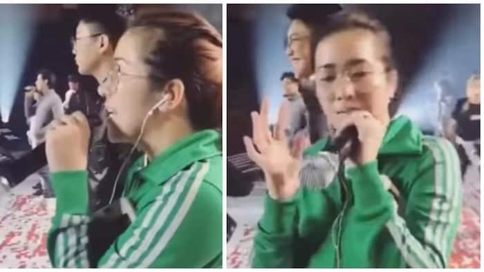 Face palm moment! Angeline Quinto thought her mic was not working during rehearsals but it was actually turned upside down