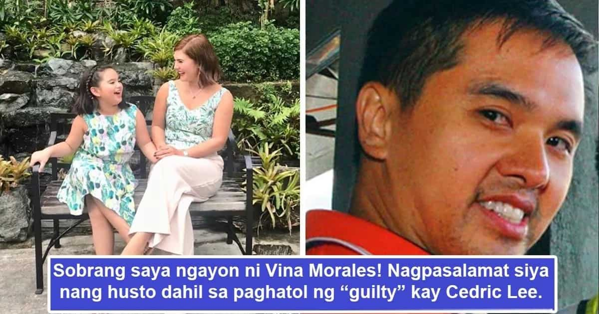 Vina Morales laking pasasalamat sa paghatol ng “guilty” kay Cedric Lee ...