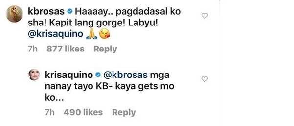 Mga sikat na artista, nag-react na sa away nila Kris Aquino at Mocha Uson