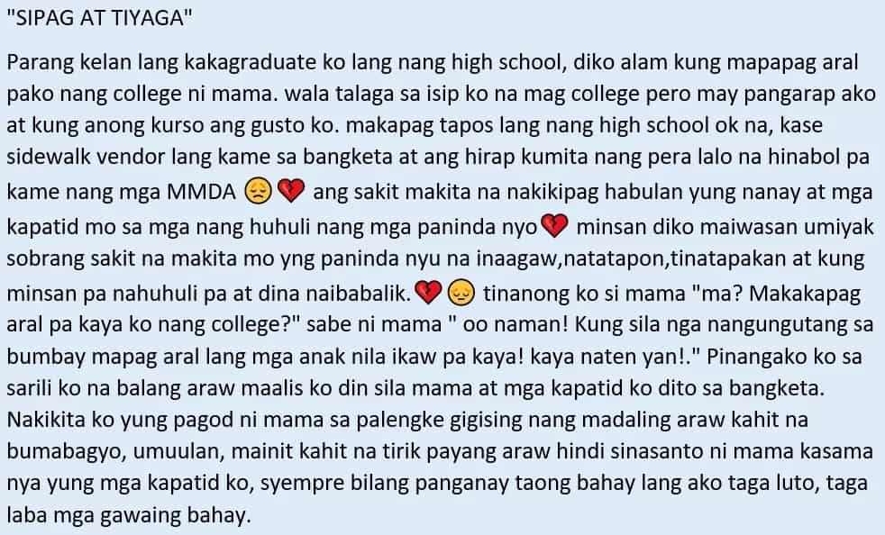 Sipag at tiyaga ang puhunan! Inspiring story of a working student and how he managed to juggle his job and studies