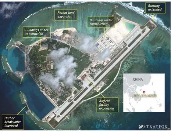 China arms man-made isles