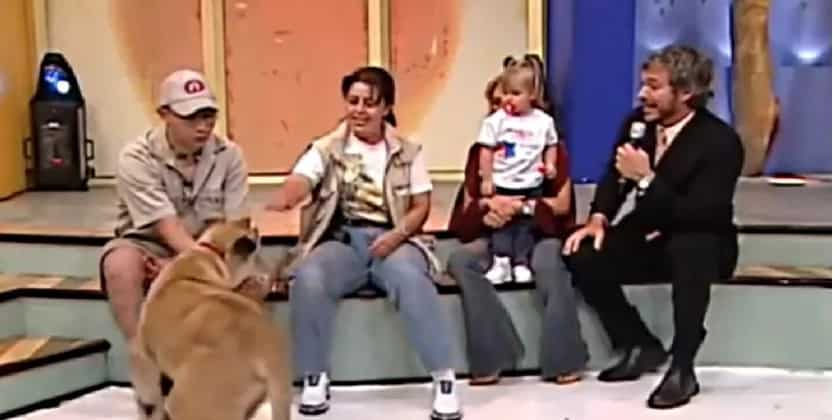 Lion pounces on baby on this Mexican show