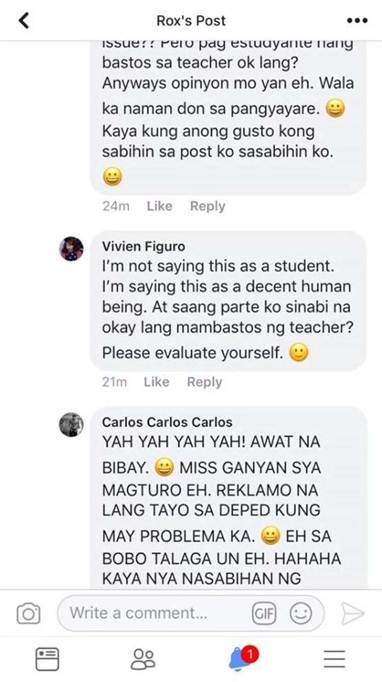 Teacher calls student as 'bobo' on social media