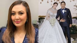 Sharon Cuneta, nawindang sa bonggang wedding giveaway nina Ara Mina, Dave Almarinez