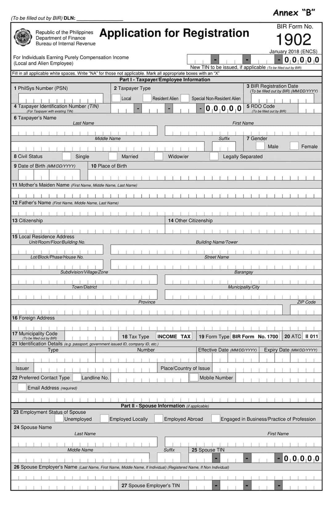 1902 Form: What Is It, How To Get And Fill Up (2020) - KAMI.COM.PH