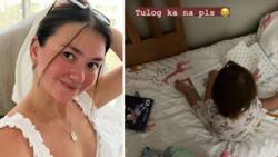 Angelica Panganiban, nawiwindang na sa energy ni Baby Bean: "Tulog ka na pls"
