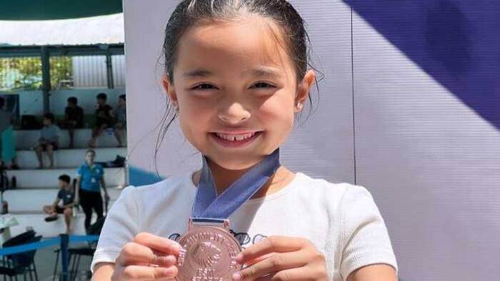 Zia Dantes wins medal for swimming; Marian Rivera: “So proud of you”
