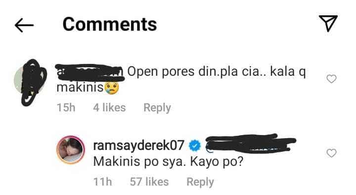 Screenshot from Derek Ramsay's IG post (ramsayderek07)