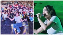 Andrea Brillantes sings & interacts with people in Palayan City amid rumors