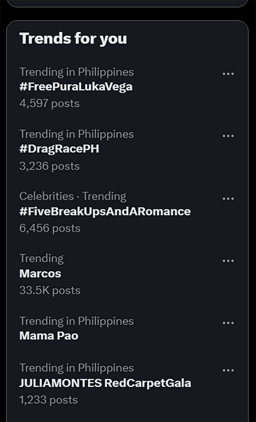 “#FreePuraLukaVega,” trending sa social media platform na ‘X’ matapos maaresto sa Manila