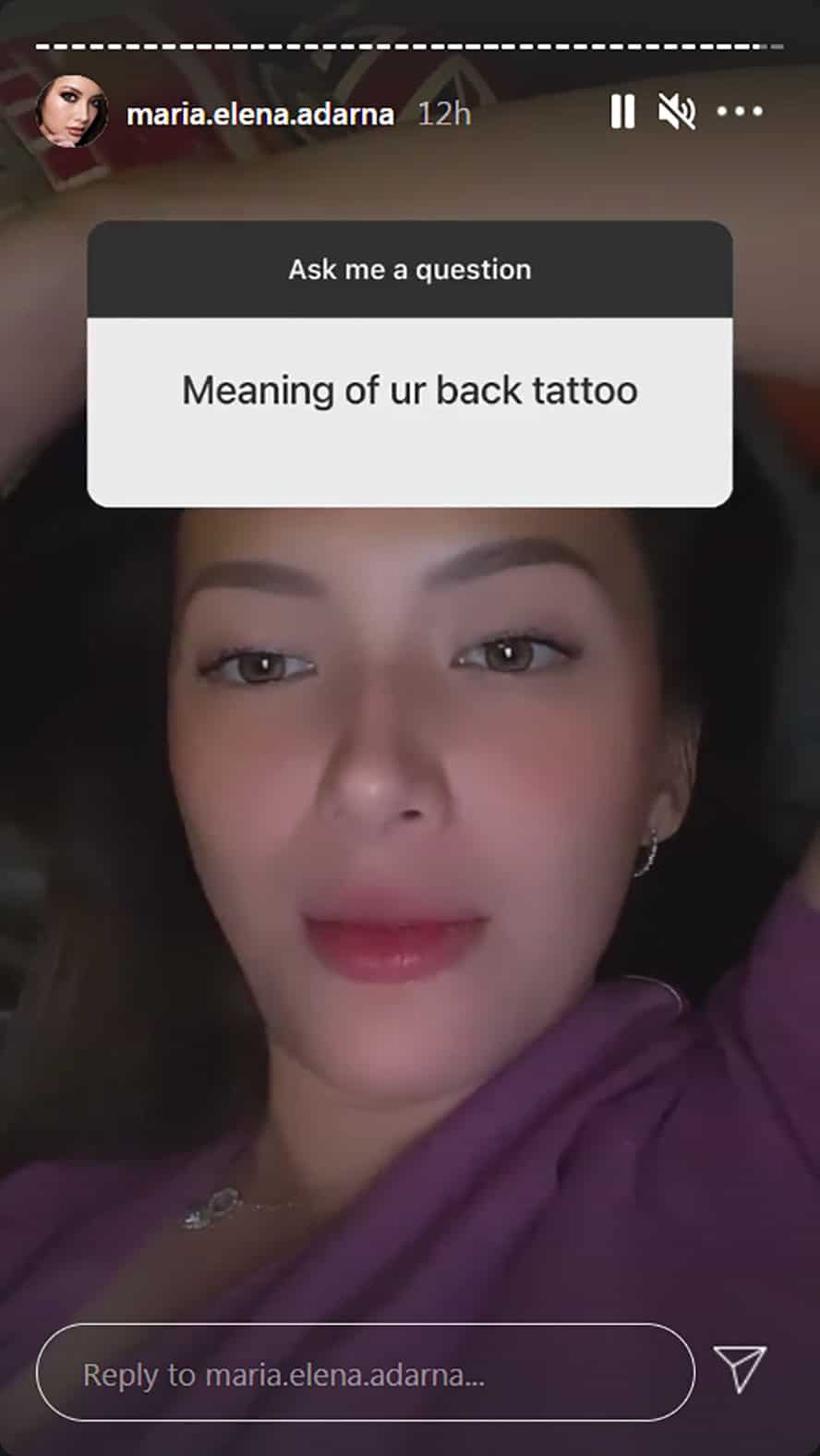 Ellen Adarna, nagkwento tungkol sa maangas tattoo sa likod: "Teenager pa ako nito"