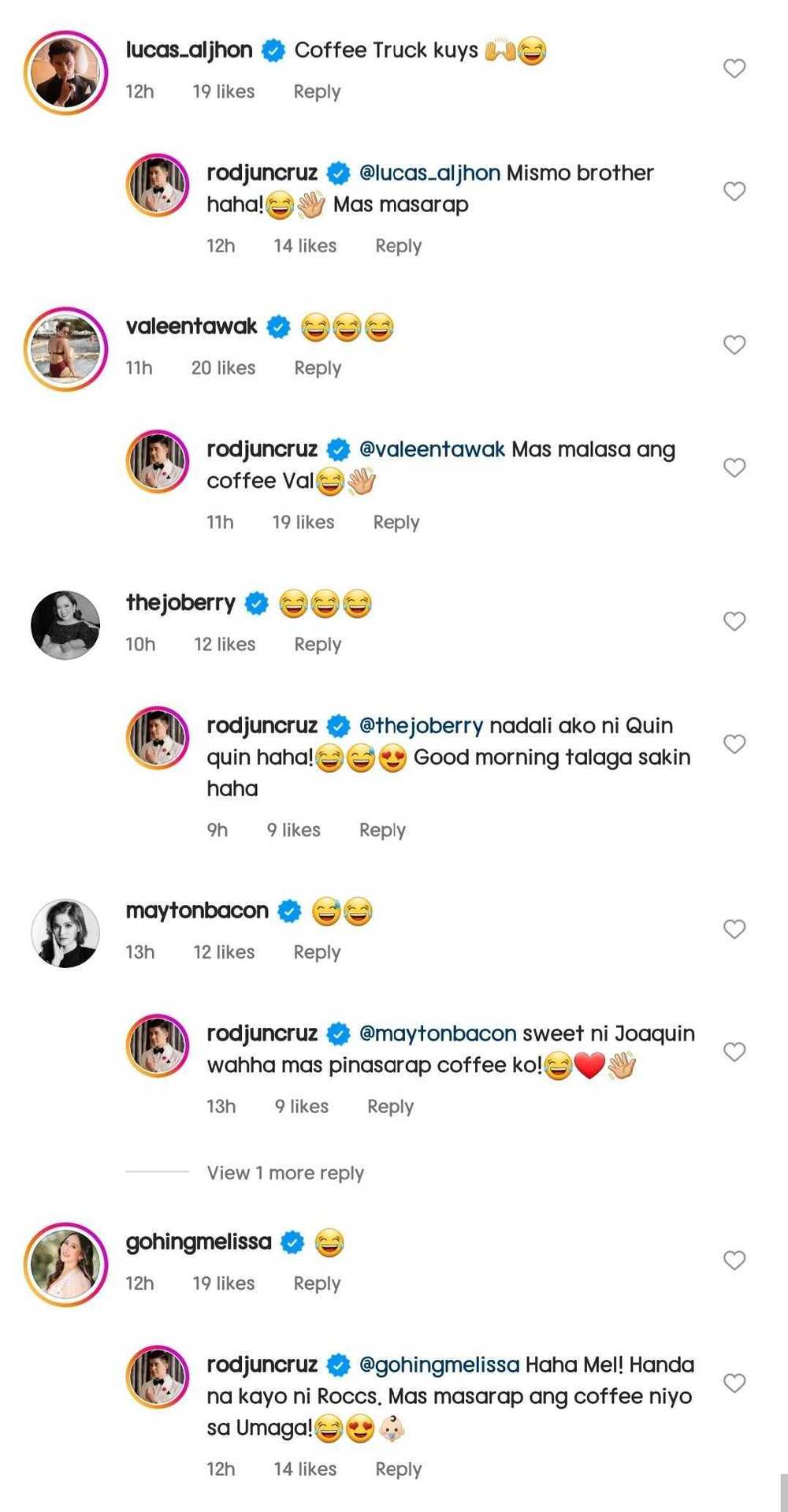 Rodjun Cruz, nagpasalamat kay baby Joaquin dahil sa ginawa nito sa kanyang kape Rodjun Cruz, nagpasalamat kay baby Joaquin dahil sa ginawa nito sa kanyang kape
