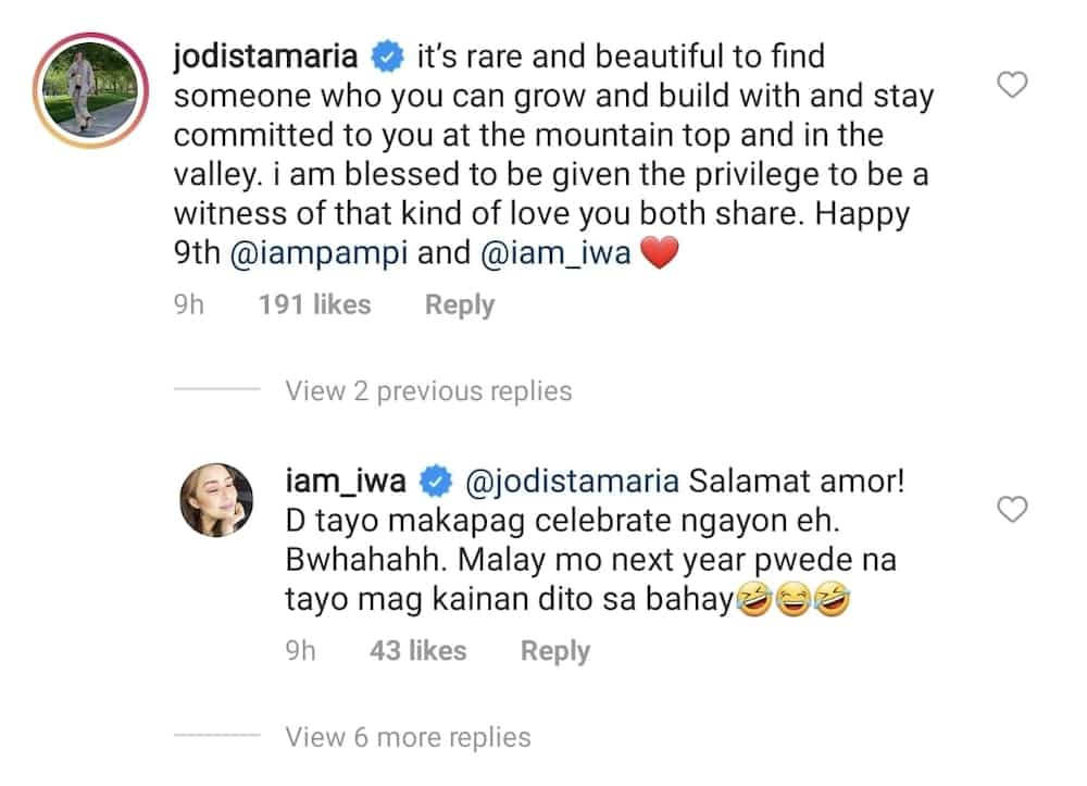 Iwa Moto calls Pampi Lacson her "forever" in viral post; Jodi Sta. Maria reacts