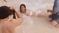 Video of Anne Curtis' “buwis-buhay” photoshoot in Boracay goes viral