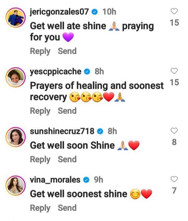 Sunshine Dizon opens up about having bronchitis; celebrities send get-well wishes