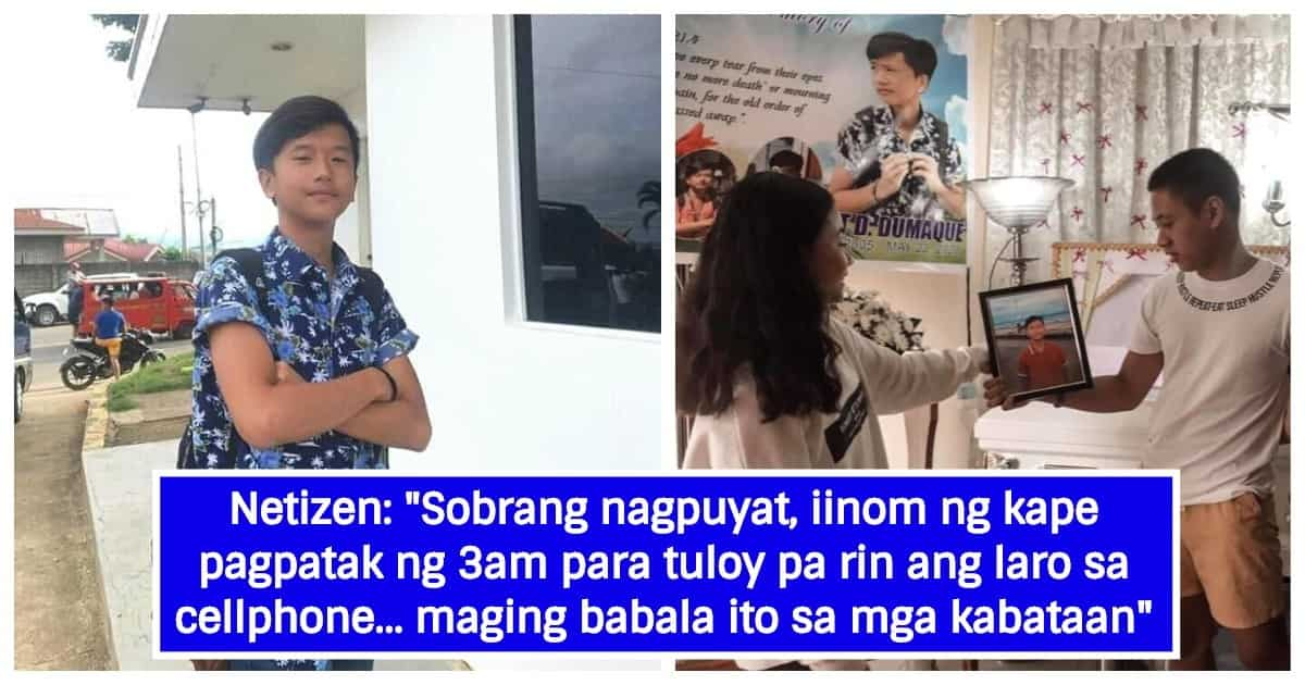 15 Anyos Na Binatilyo Nasawi Dahil Sa Sobrang Puyat Sa Paglalaro Ng