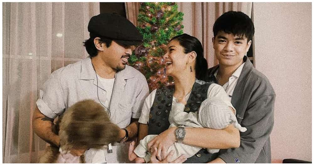 Joem Bascon at Meryll Soriano, pinakilala ang baby nila sa pamilya ng aktor