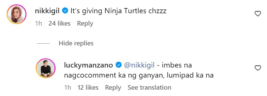 Nikki Gil, nag-iwan ng kwelang comment sa throwback pics ni Luis Manzano