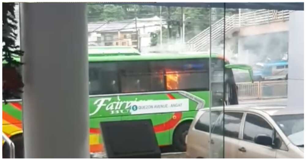 Paglabas ng mga pasahero sa lumiyab na bus, sapul sa video