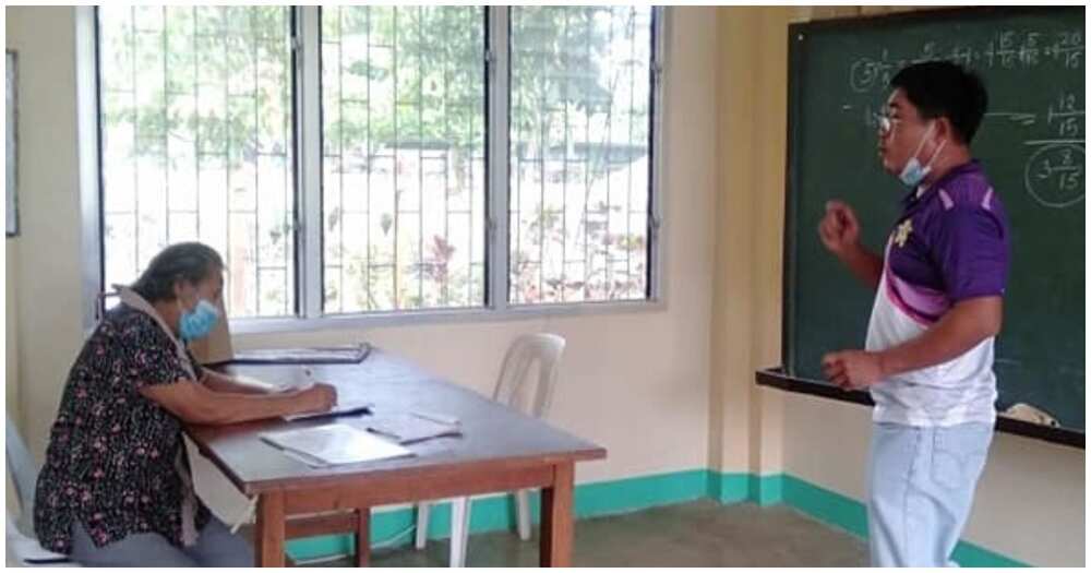 79-anyos na lola, nagpa-tutor sa guro para maturuan ang mga apo 79-anyos na lola, nagpa-tutor sa guro para maturuan ang mga apo
