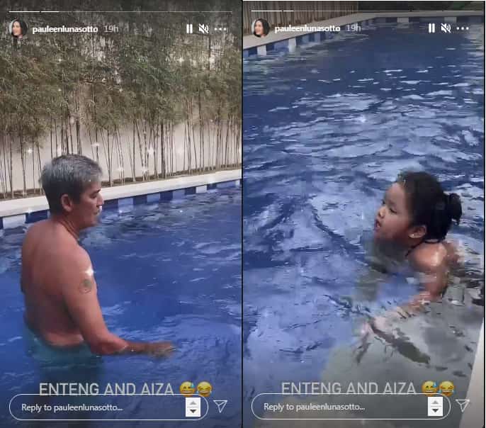 Vic Sotto and baby Tali call each other ‘Enteng’ and ‘Aiza’ in viral video