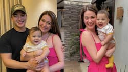 Photos of Claudia Roque with her "Ninong" Dominic Roque and "Ninang" Bea Alonzo goes viral