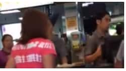 Customer na nagwala at biglang naduwag dahil sa ginawa ng sekyu, sapul sa video