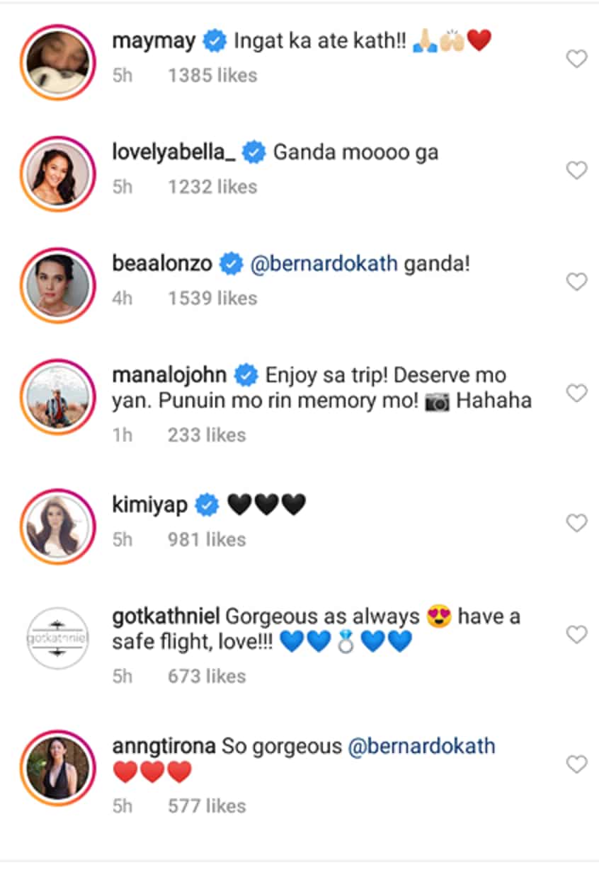 Bea Alonzo leaves an honest comment on Kathryn Bernardo's newest social media post