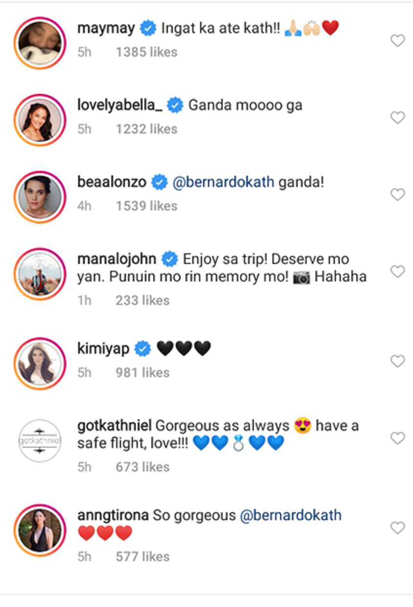 Bea Alonzo leaves an honest comment on Kathryn Bernardo's newest social media post