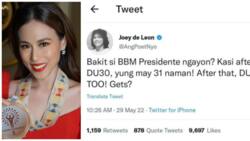Toni Gonzaga reacts to Joey de Leon's witty post about BBM: "OG Henyo"